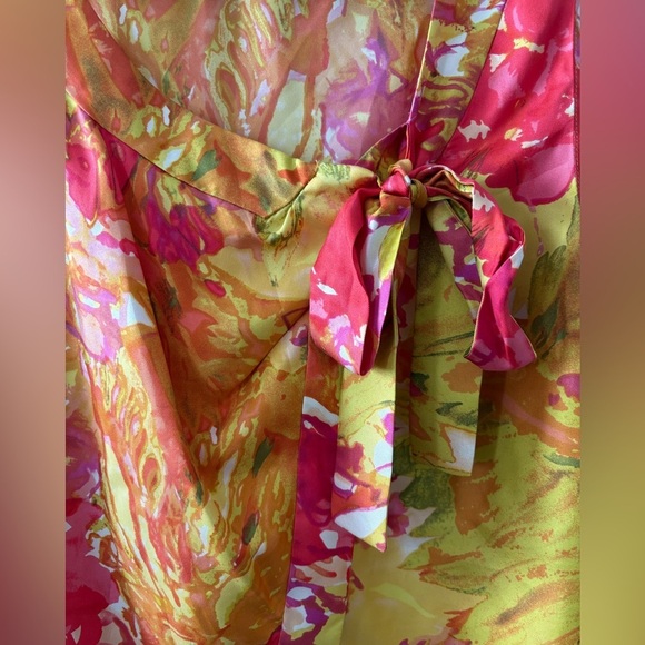 J. CREW Silk Sleeveless Watercolor Blouse - Picture 6 of 10